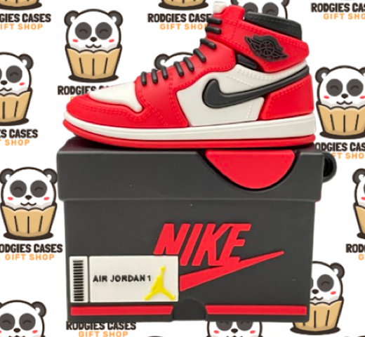 Nike Air Jordan 1 Retro High Chicago Shoe Design AirPod Case | Stylish Sneaker-Inspired Tech Accessory for Sneakerheads & Gift Ideas