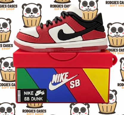 Nike SB Dunk Low Chicago AirPod Case | Stylish Sneaker-Inspired Shoebox Design Tech Accessory for Sneakerheads & Gift Ideas