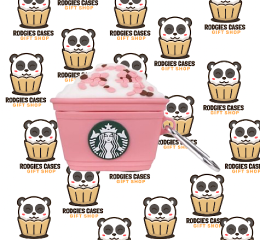 Starbucks Cupcake Pink Design AirPod Case | Adorable Dessert-Inspired Tech Accessory for Coffee Lovers & Unique Gift Ideas